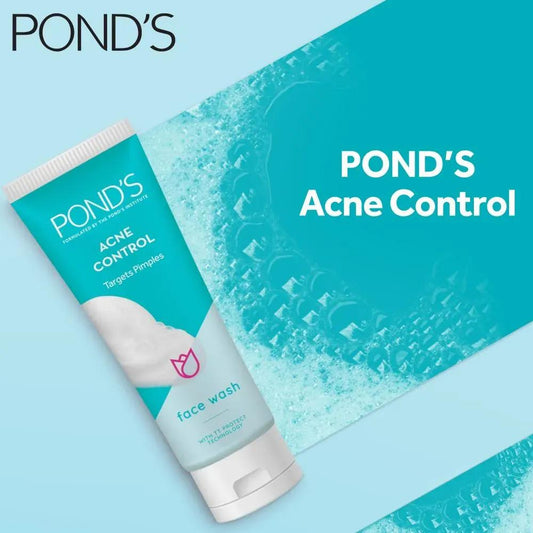 Ponds Acne Solution Face Wash – 100g | Anti-Acne & Scar Removal Formula for Clear, Healthy Skin