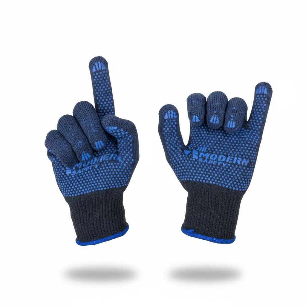 Winter Knitted Beanie Cap, Neck Warmer & Gloves Set – 3-in-1 Ultra-Warm Combo for Men & Women