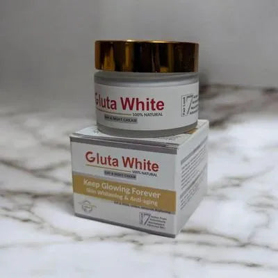 Gluta White Day & Night Cream – Brighten, Nourish & Glow Around the Clock