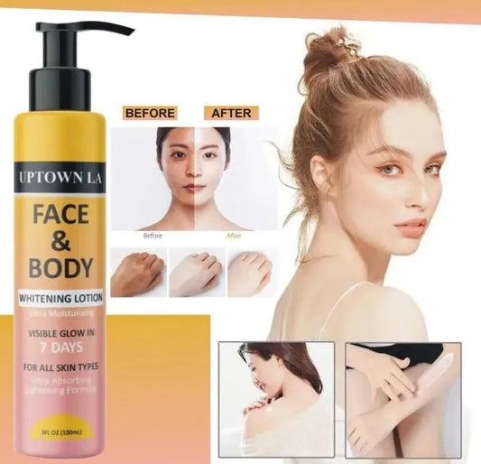 Uptown La Whitening & Brightening Face & Body Lotion