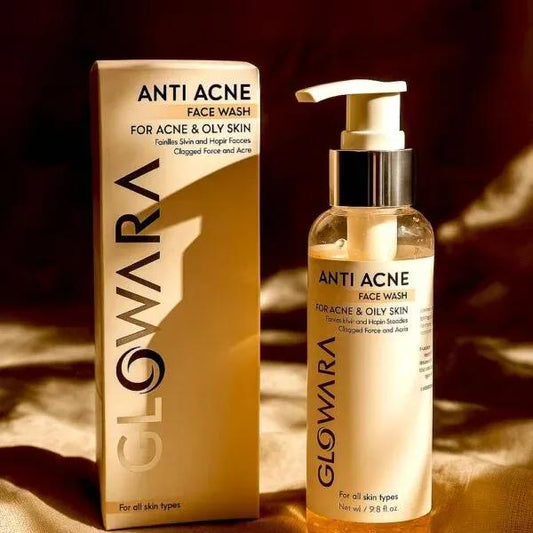 Glowara Anti Acne Face Wash – 100ml | Deep Cleansing Salicylic Acid Formula for Clear, Healthy Skin