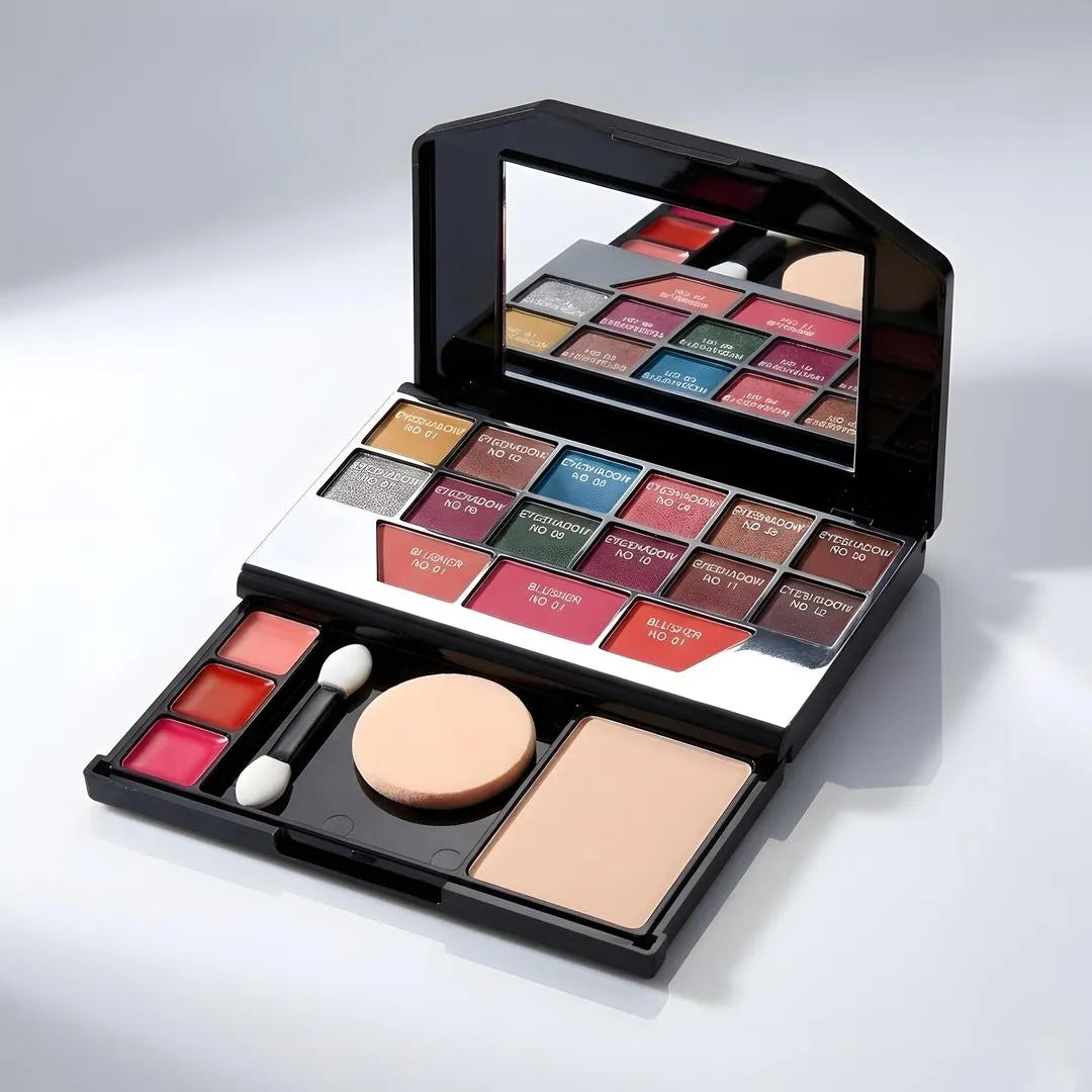 All in one Makeup Kit - Eyeshadow, Face Powder, Blusher Lipstick