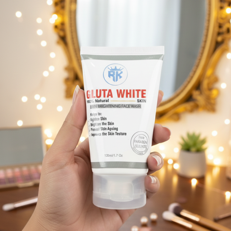 Gluta White 100% Natural Skin Brightening Face Wash – 120ml