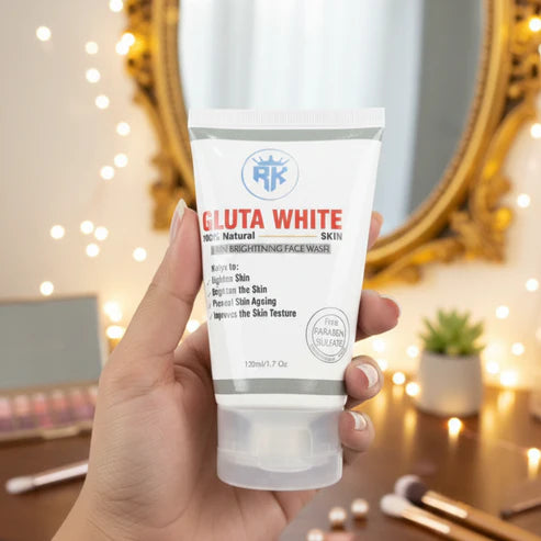 Gluta White 100% Natural Skin Brightening Face Wash – 120ml