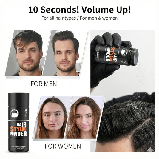 Caviii Superfine Volumizing Matte Effect Hair Styling Powder | Instant Lift & Strong Texture Control (20g)
