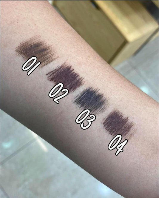 Huxibeauty Brow Fection Angled Brush And Dip Liquid Eyebrow Gel Pen For Daily Makeup Needs - Black