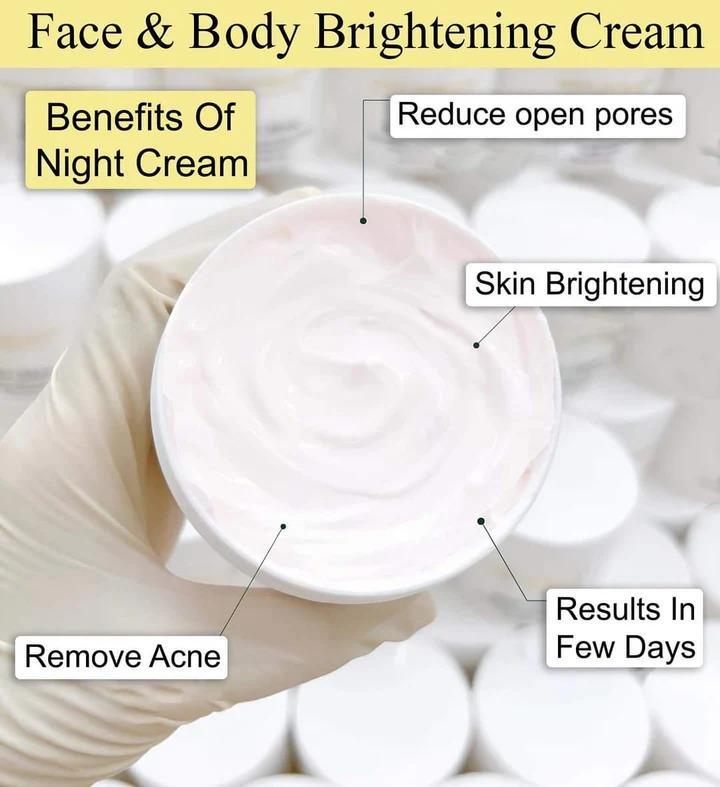 Whitening & Brightening Night Cream – Wake Up to Radiant, Glowing Skin
