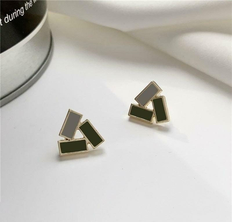 Golden Triangle Earrings – Minimal, Chic & Stylish