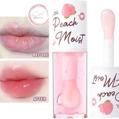 Big Brush Color Changing Glossy Lip Oil – Hydrating Shine & Perfect Pink Glow (1 Pc)