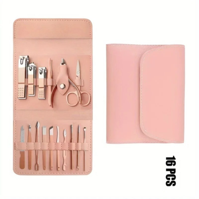 16-Piece Professional Manicure & Pedicure Set