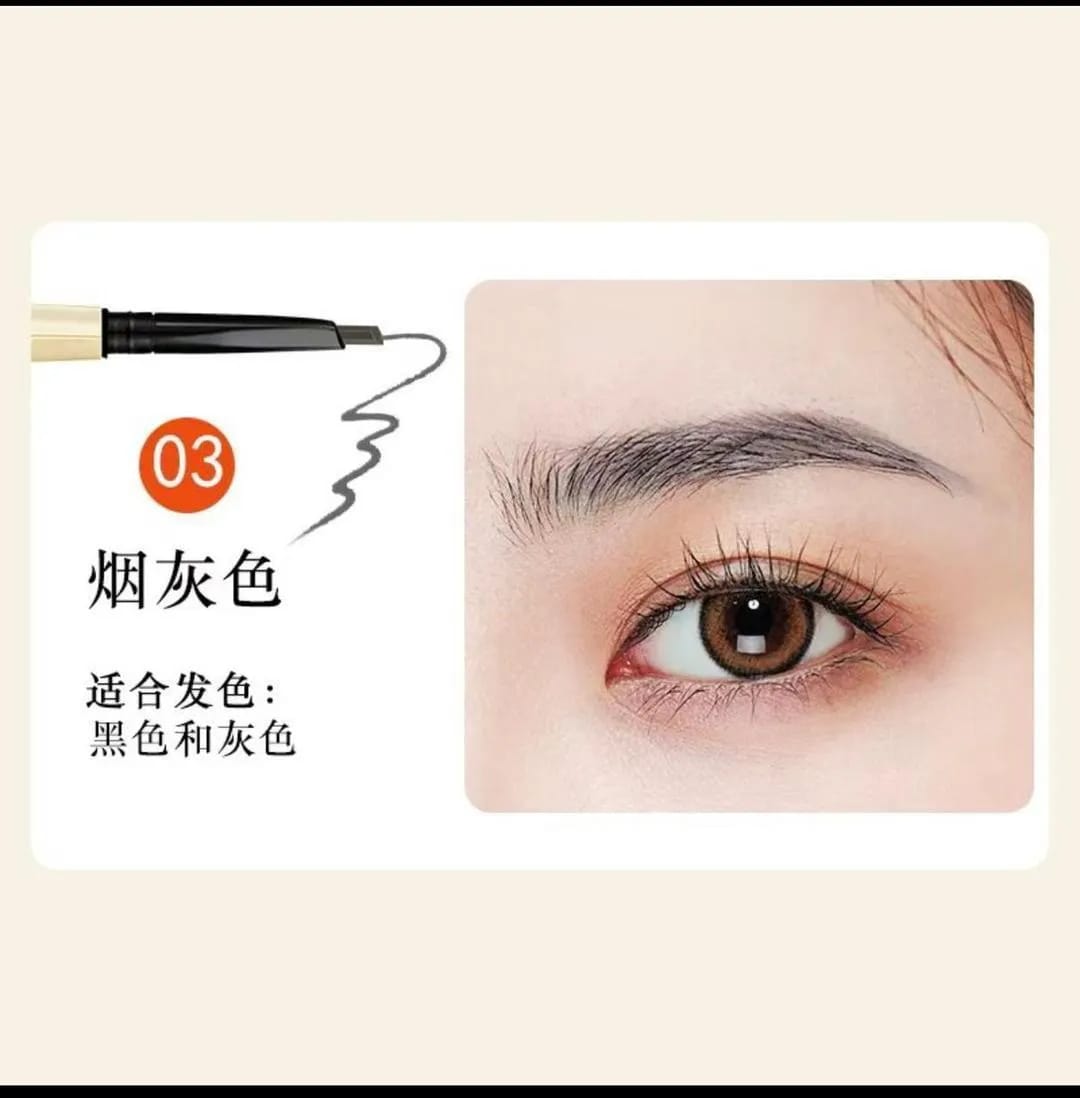 3-in-1 Eyebrow Pencil, Brush & Razor