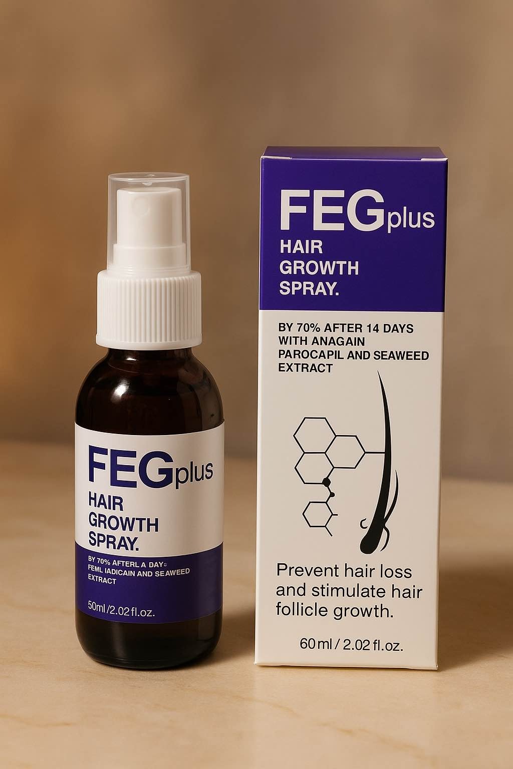 FEG PLUS Hair Serum & Spray – 50ml