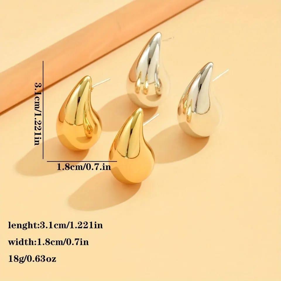 Tear Drop Studs – Elegant & Stylish