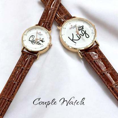Charming Analogue Couple Watches – Celebrate Every Moment Together (2 Pcs)