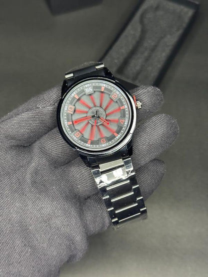 Stainless Steel Spinning Watch – Stylish, Vibrant & Unique