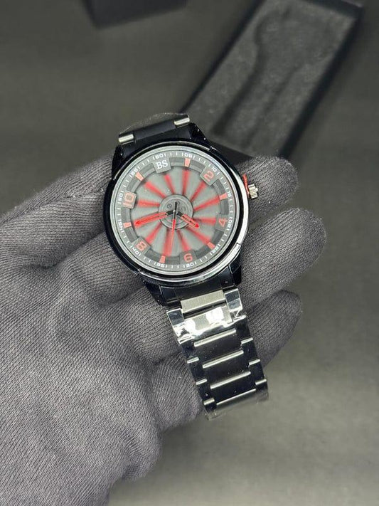 Stainless Steel Spinning Watch – Stylish, Vibrant & Unique