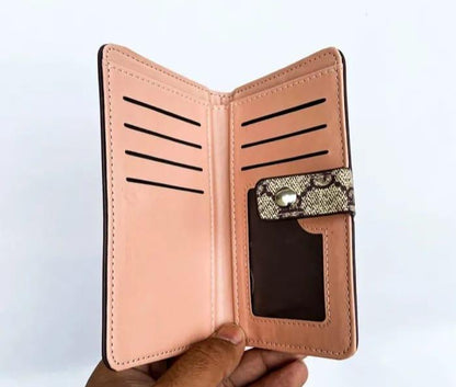 Stylish Women's PU Leather Bi-Fold Wallet – Elegant & Practical