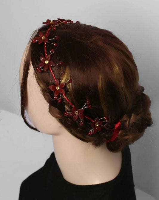 Peach Front Crown Hair Band, 1 Pc For Styling Hairs