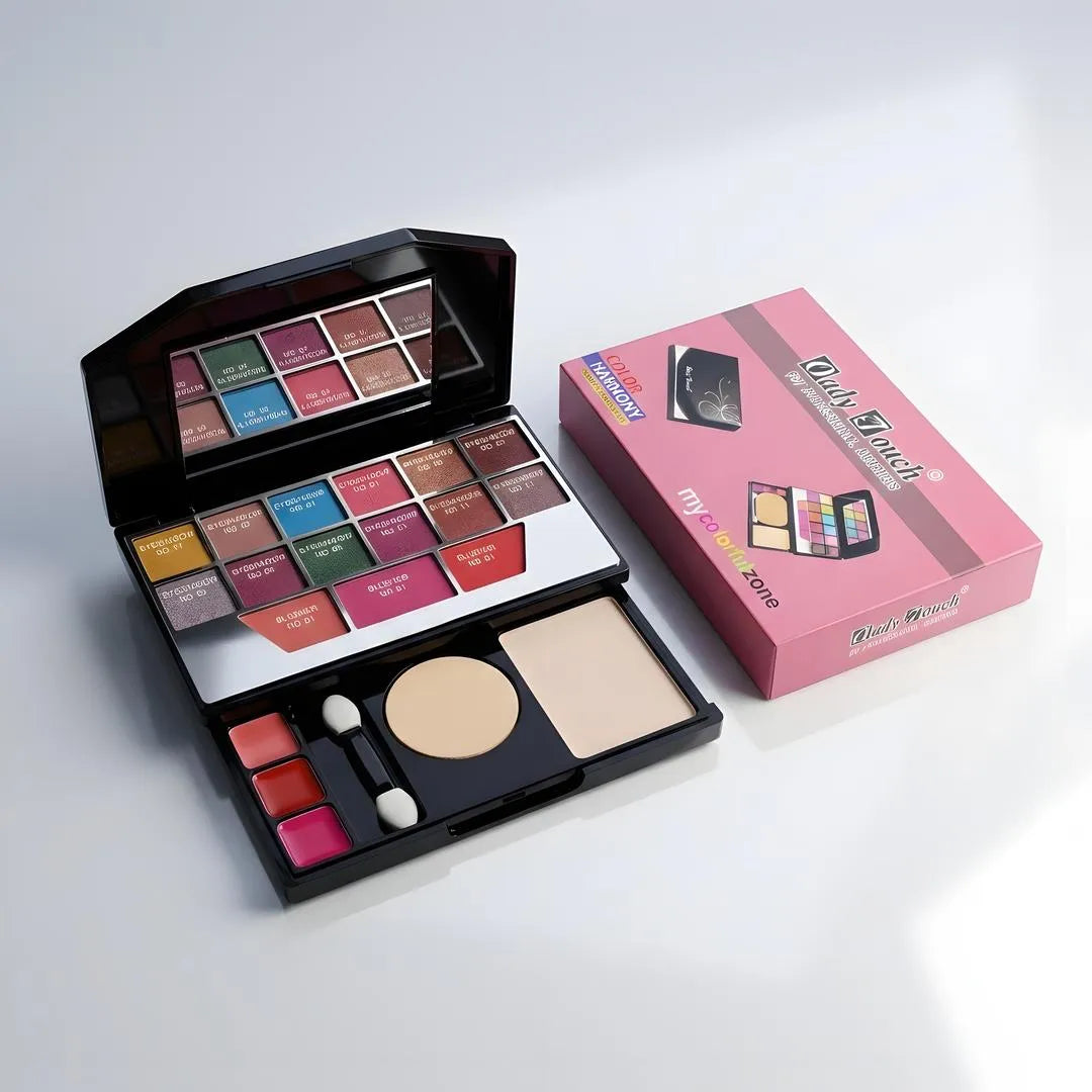 All in one Makeup Kit - Eyeshadow, Face Powder, Blusher Lipstick