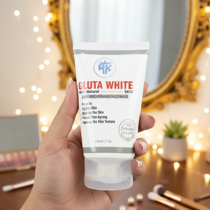 Gluta White 100% Natural Skin Brightening Face Wash – 120ml