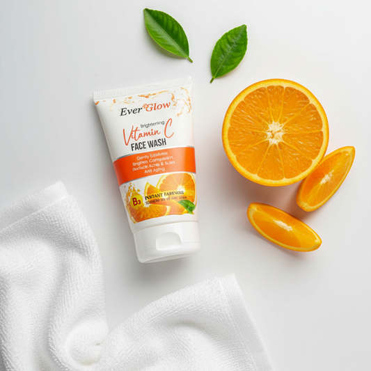 Everglow Vitamin C Face Wash – Brightening & Refreshing Cleanser (120 ml)
