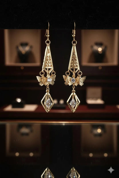 Golden Alloy Earrings – Elegant, Timeless & Perfect for Every Look
