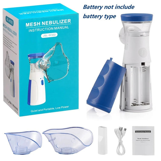 Portable Mesh Nebulizer – Battery Operated