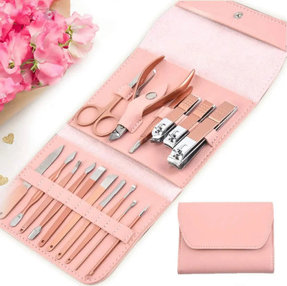 16-Piece Professional Manicure & Pedicure Set