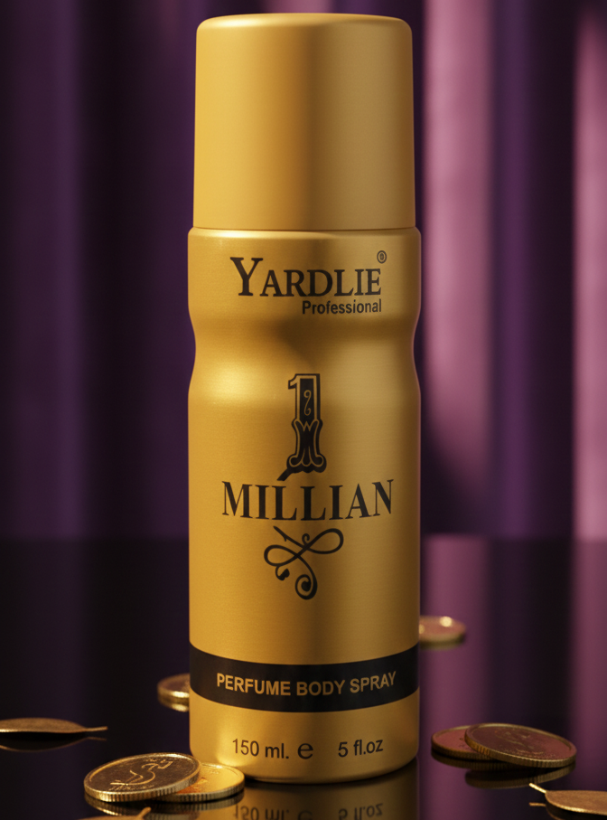Yardlie Professional 1 MILLION Perfume Body Spray – 150ml