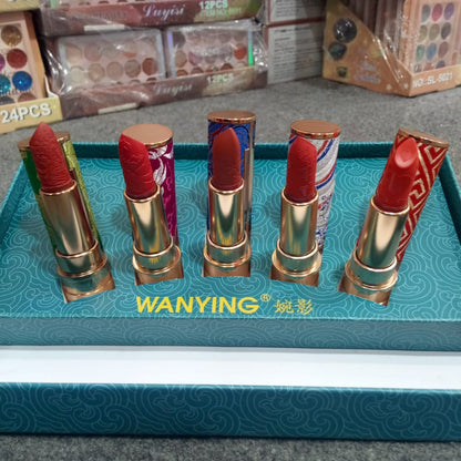 Wanying 5-Piece Lipstick Set – Smooth, Vibrant & Easy to Blend