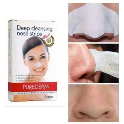 6 Pc’s Peel-Off Nose Strips | Deep Cleansing Blackhead Remover for All Skin Types