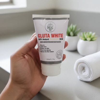 Gluta White 100% Natural Skin Brightening Face Wash – 120ml