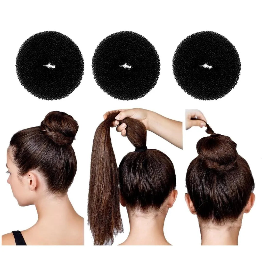 2 Pcs Hair Style Bun Maker, For Stylish Hair Look
