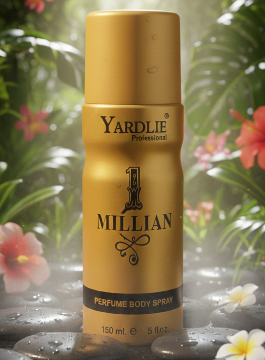 Yardlie Professional 1 MILLION Perfume Body Spray – 150ml