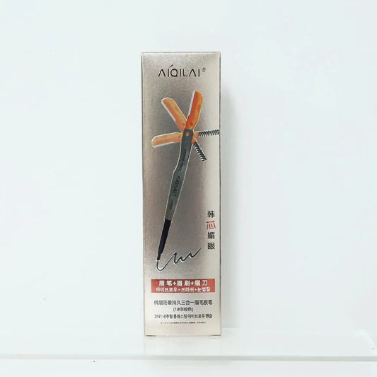 3-in-1 Eyebrow Pencil, Brush & Razor