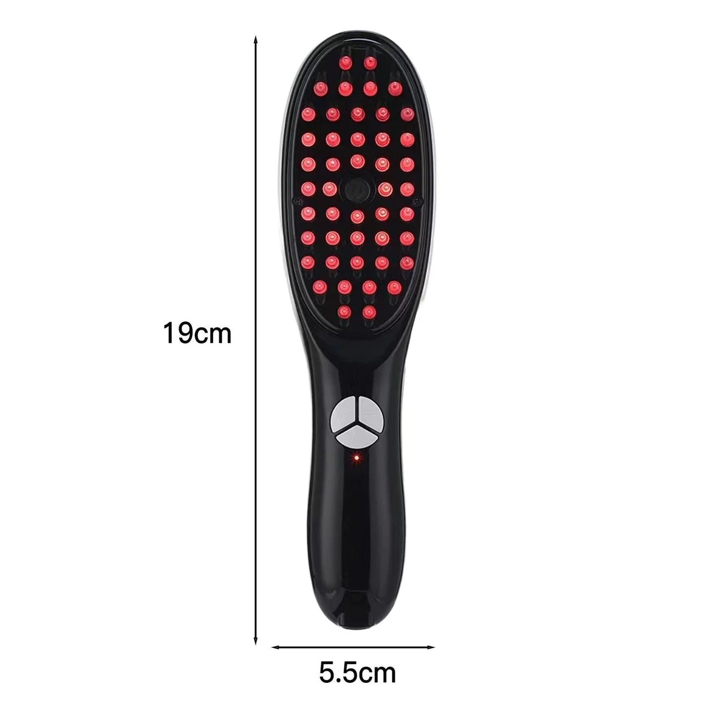 Electric Massage Comb – Blue & Red Light Therapy Scalp Massager