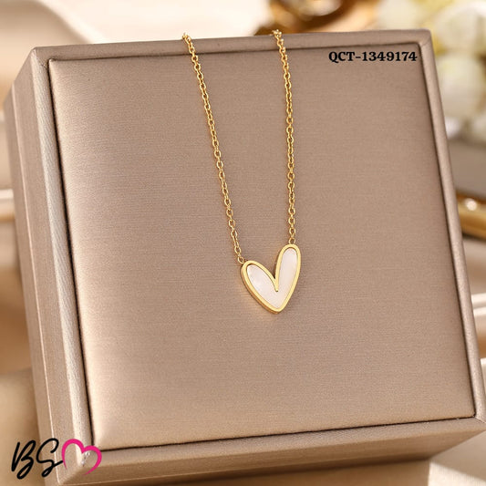 Mini Heart Stainless Steel Necklace